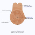 New Product Rabbit Ear Silicone Self Adhesive Push Up Bras Invisible Strapless Lifting Nipple Covers